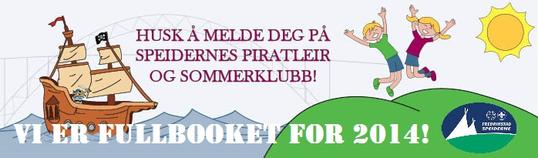 Piratogsommerklubb fullbooket 2014 Piratogsommerklubb fullbooket 2014