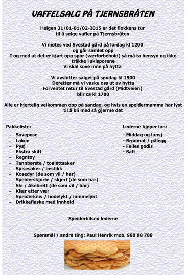 Vaffelsalg flokken 01 Vaffelsalg flokken 01
